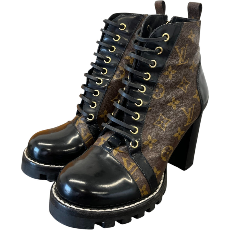 Women's Monogram Star Trail Ankle Boots Brown Size EU 40 / UK 7