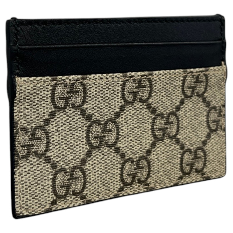 Men's GG Supreme Card Holder Beige