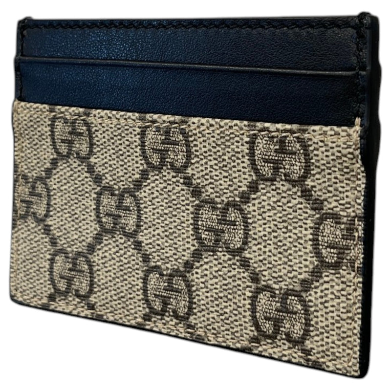 Men's GG Supreme Card Holder Beige