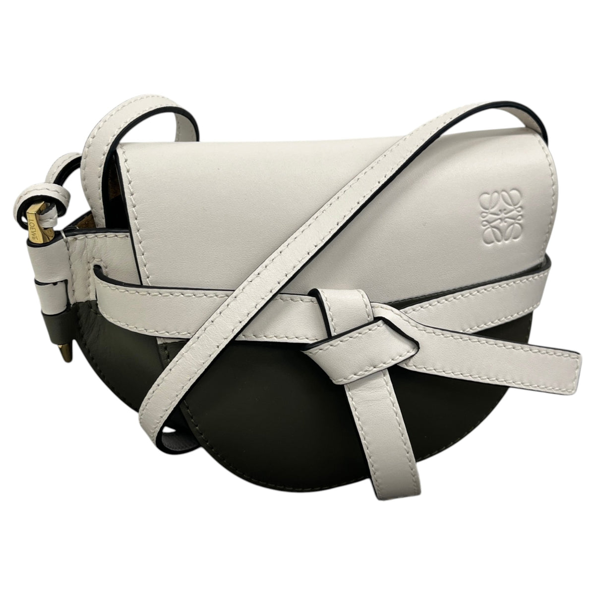 Women's Gate Small Crossbody Bag White - Photo 4
