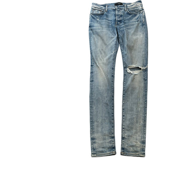Men's MX1 Distressed Bandana Jeans Blue Size S / W30