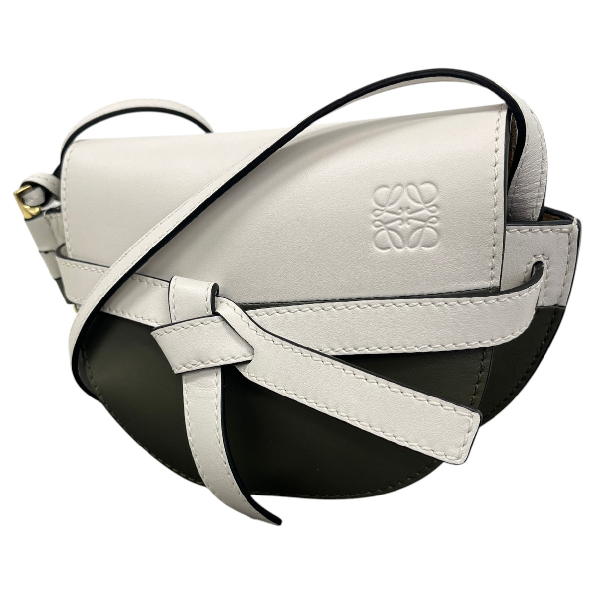 Women's Gate Small Crossbody Bag White - Photo 5