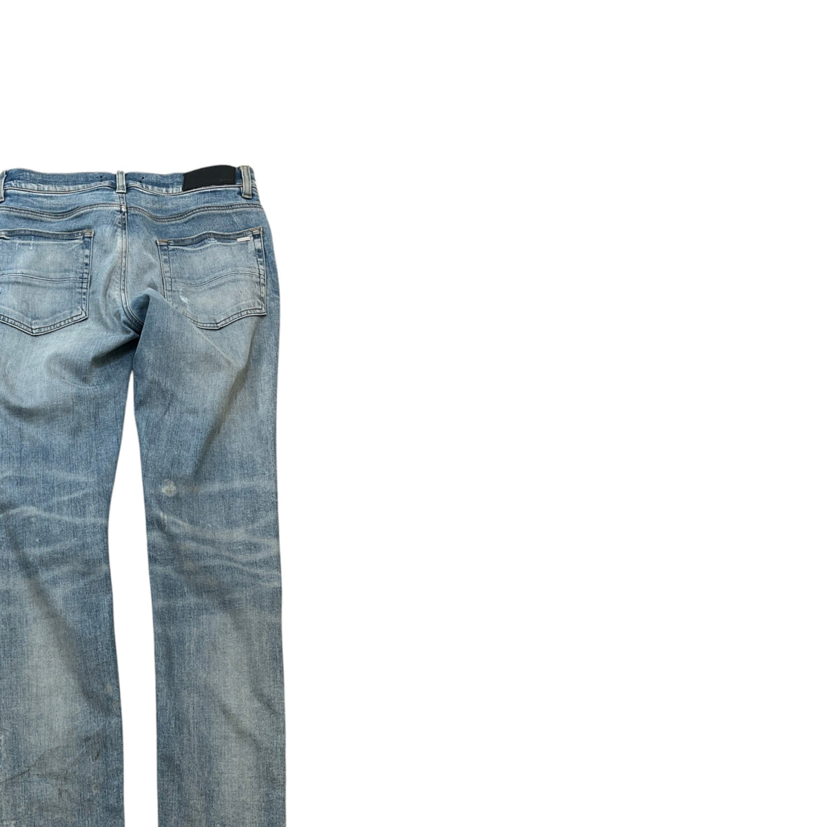 Men's MX1 Distressed Bandana Jeans Blue Size S / W30 - Photo 4
