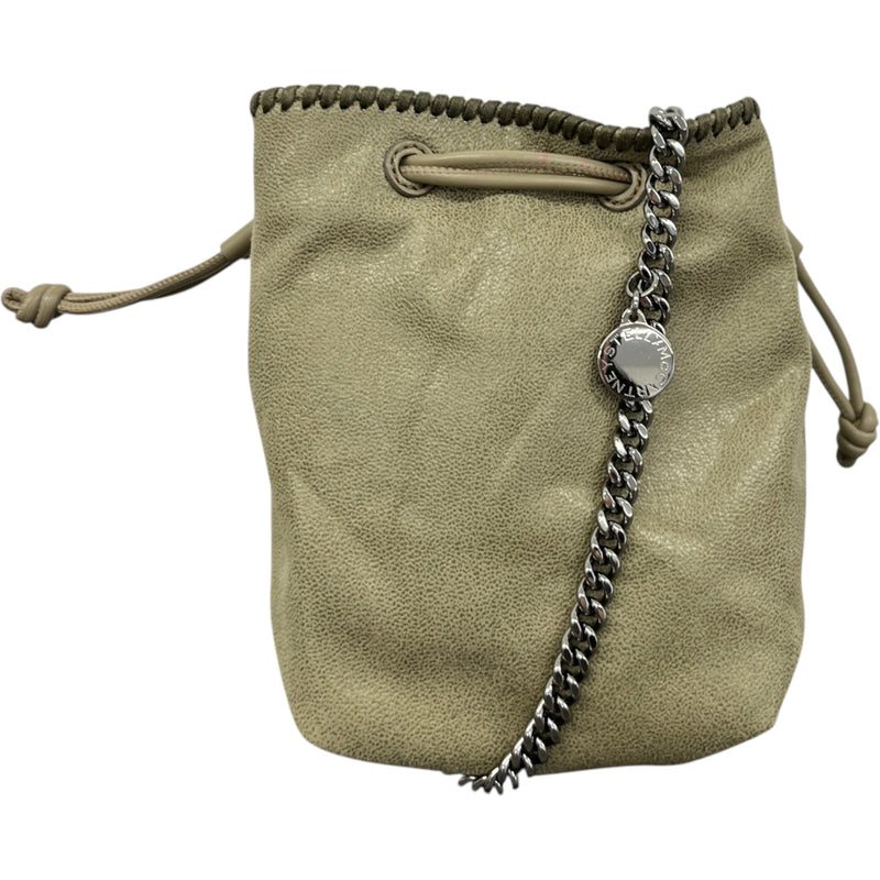 Women's Falabella Chain Bucket Bag Khaki