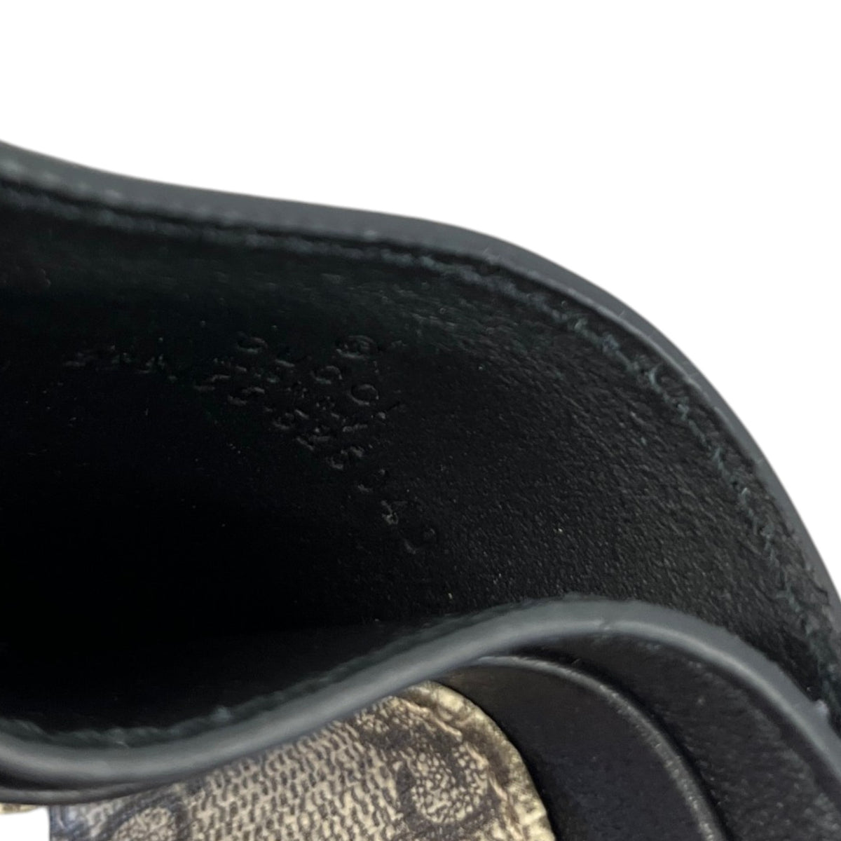 Men's GG Supreme Card Holder Beige - Photo 7