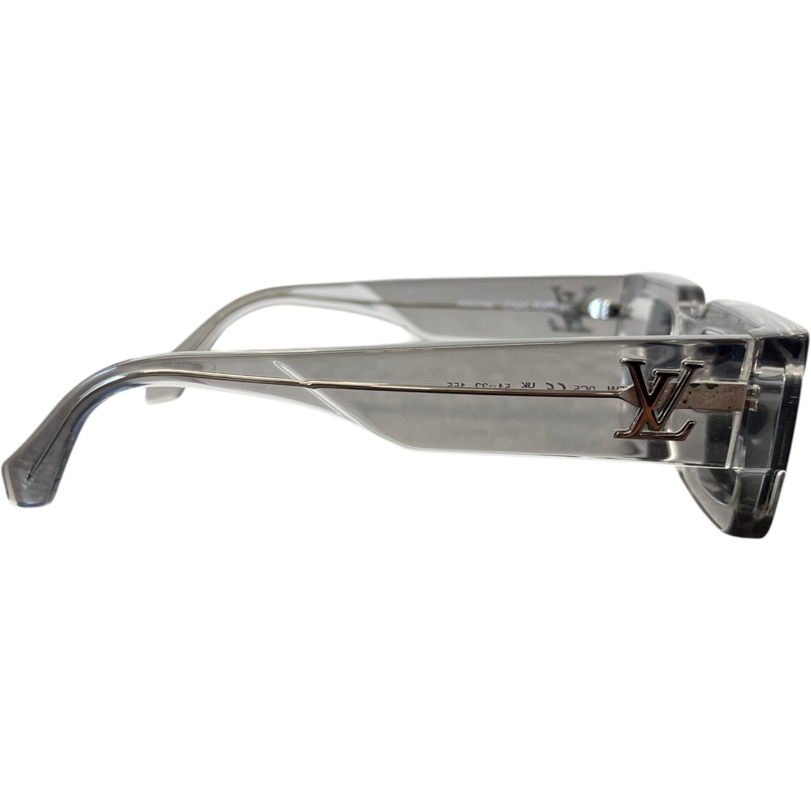 Women's Lv Clash Square Z2076W Sunglasses Grey - Photo 5