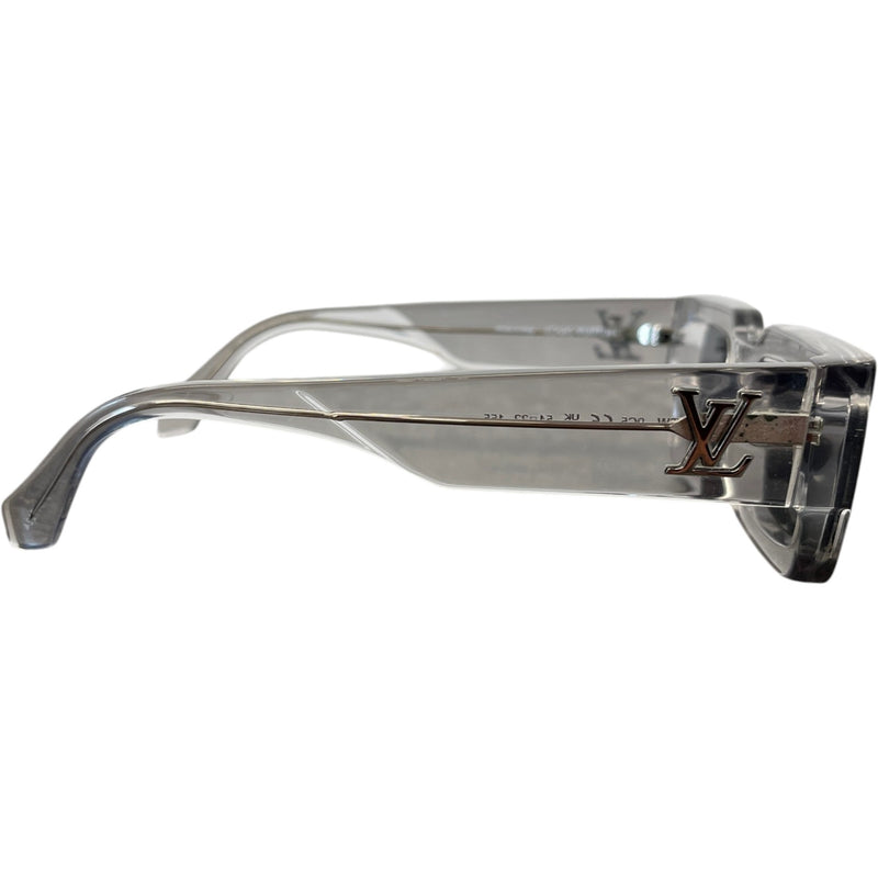 Women's Lv Clash Square Z2076W Sunglasses Grey