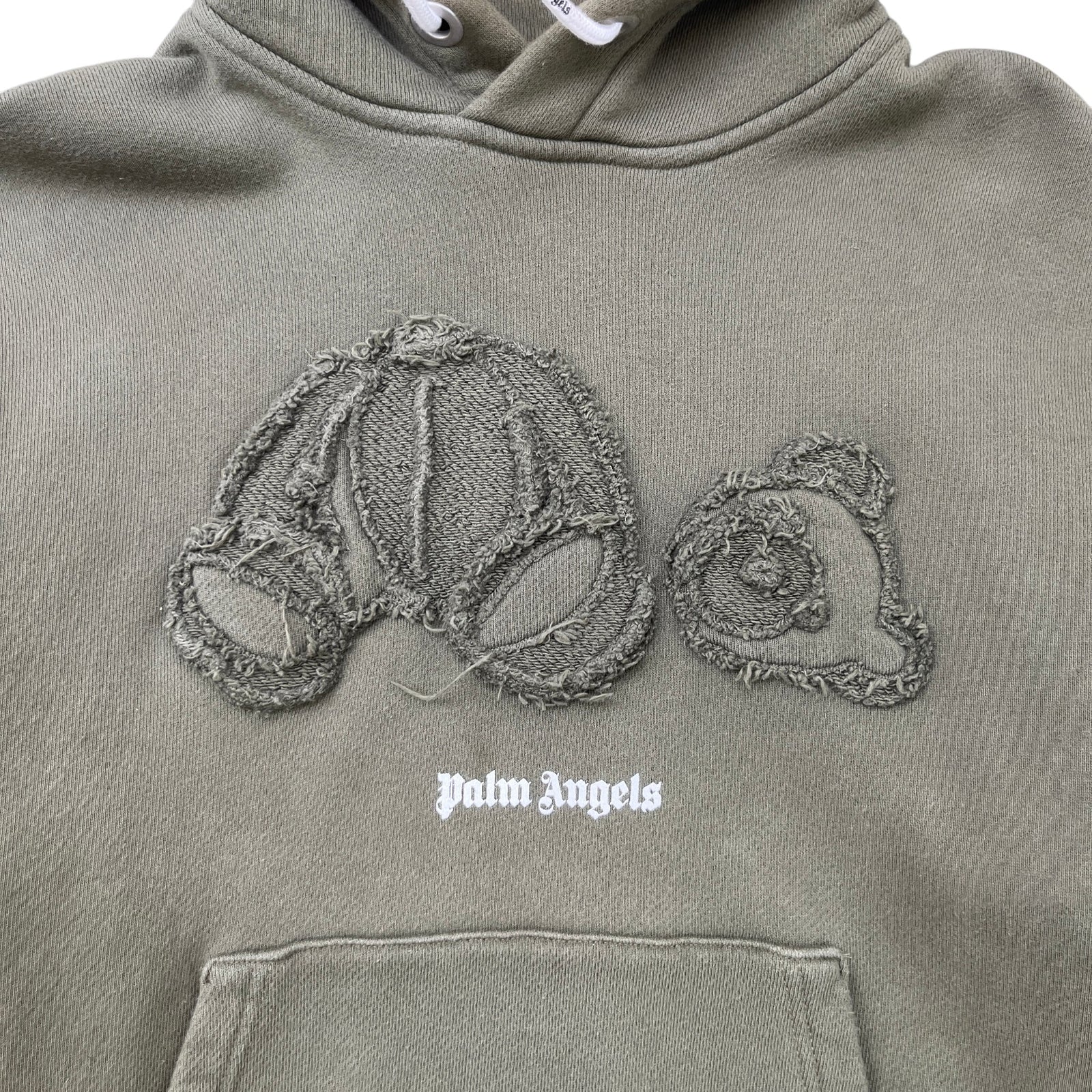 Men's Kill The Bear Hoodie Khaki Size S - Photo 5