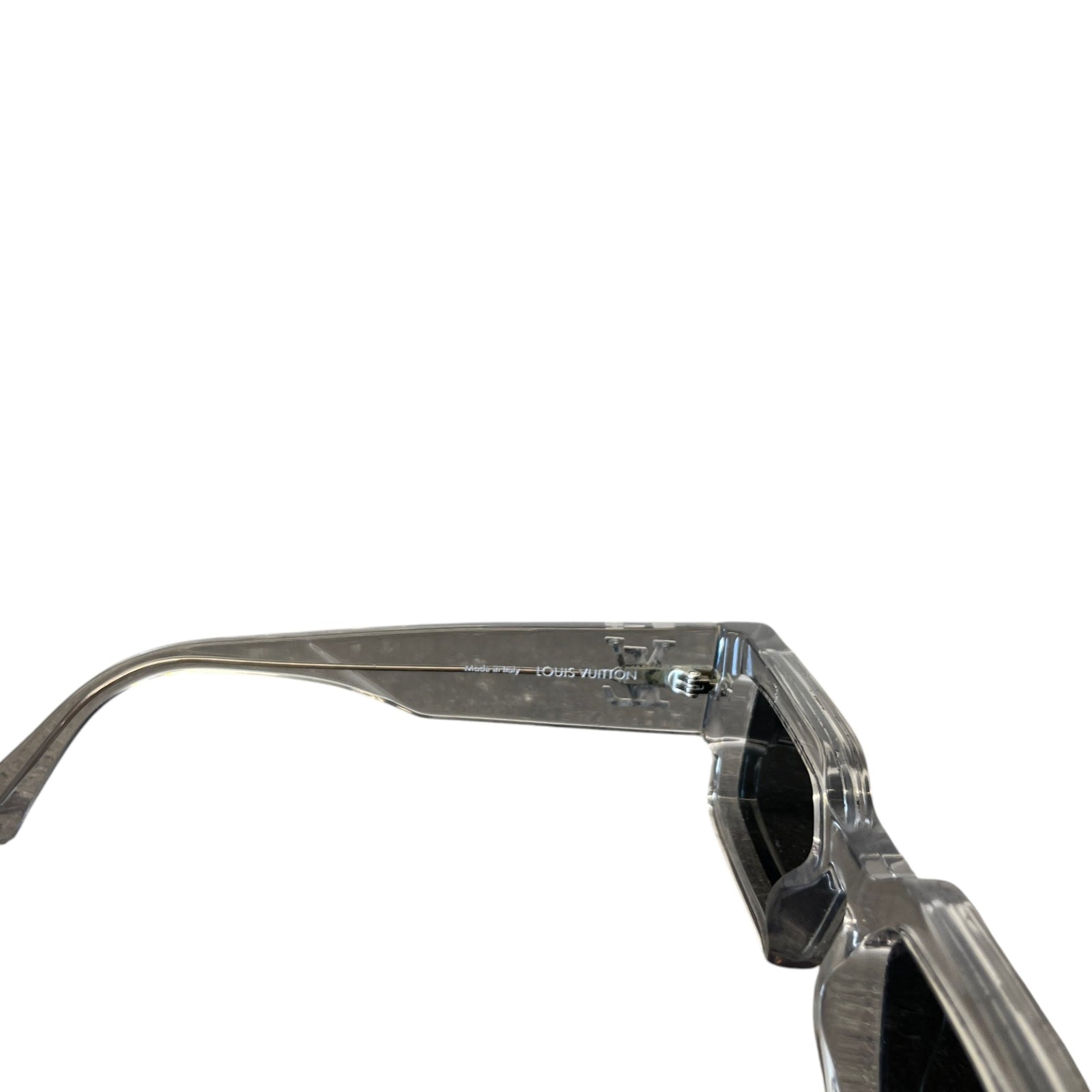 Women's Lv Clash Square Z2076W Sunglasses Grey - Photo 8