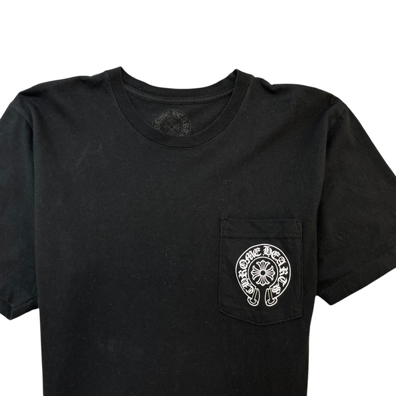 Men's Logo Print T-Shirt Black Size L