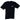 Men's Oversized Political Logo Print T-Shirt Black Size S
