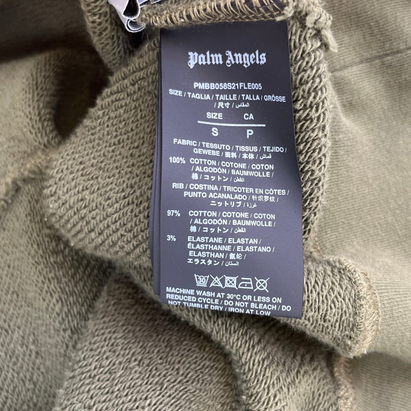 Men's Kill The Bear Hoodie Khaki Size S - Photo 6