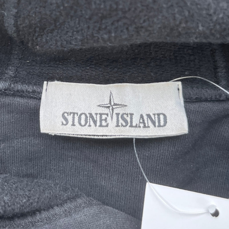 Men's Applique Logo Hoodie Black Size S