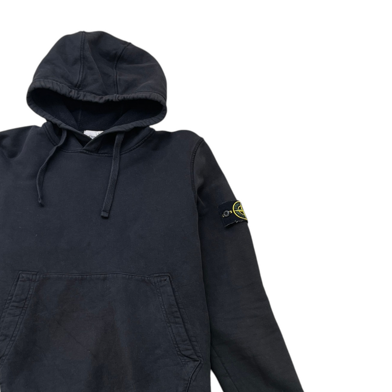 Men's Applique Logo Hoodie Black Size S