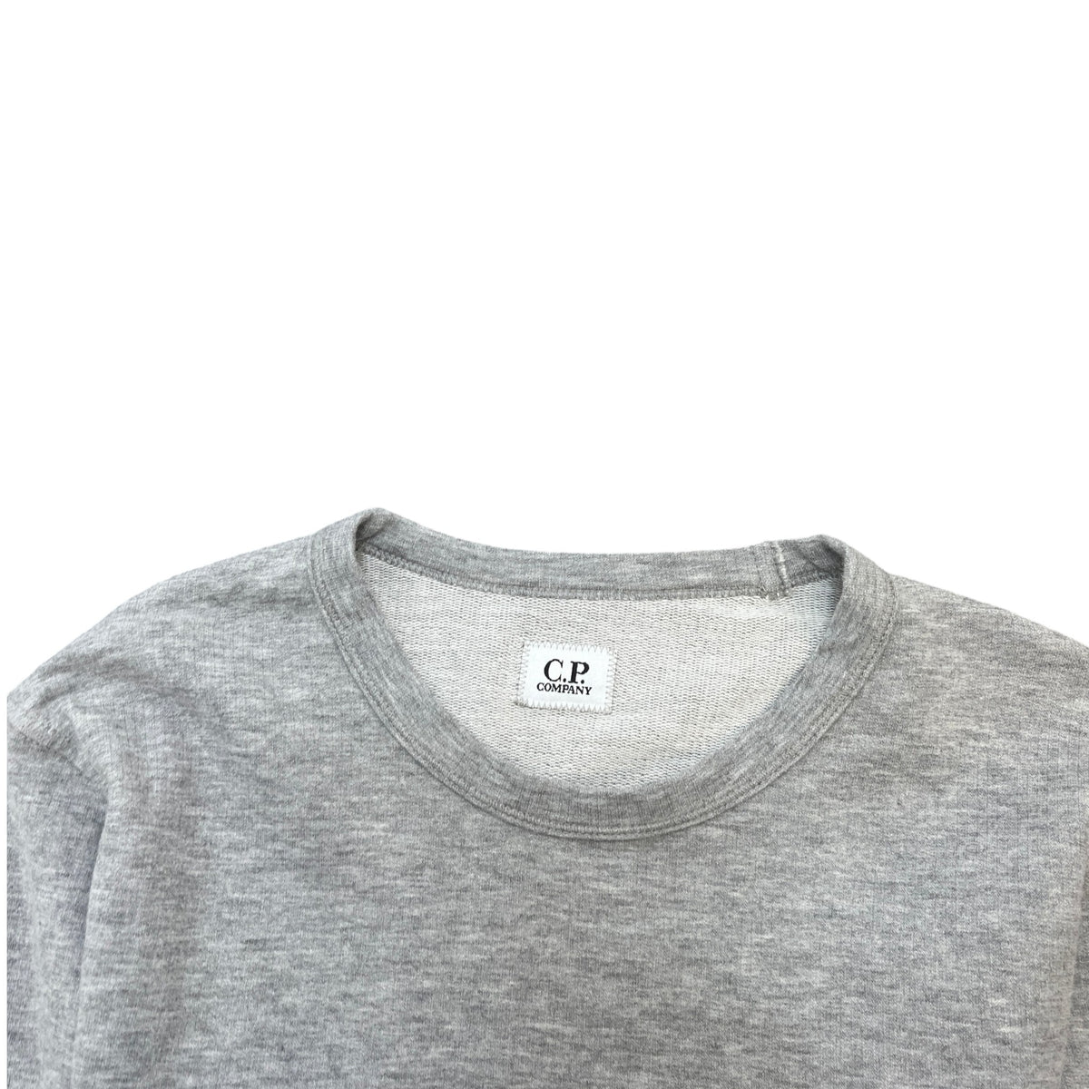 Men's Arm Lens Crewneck Sweatshirt Grey Size XS - Photo 5