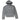 Men's Triple Lighting Bolt Logo Hoodie Grey Size M
