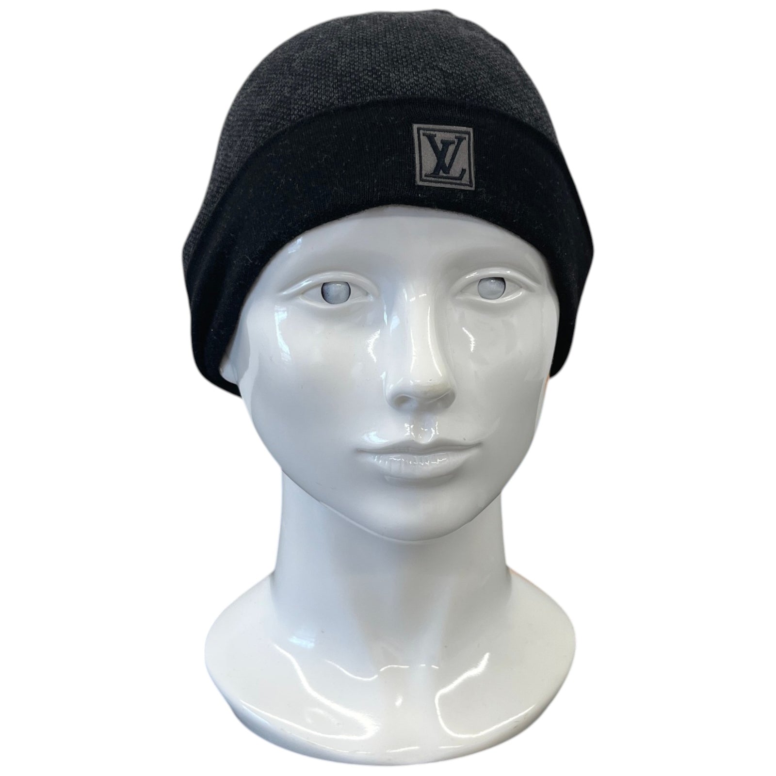 Men's Néo Petit Damier Beanie Hat Black - Photo 2