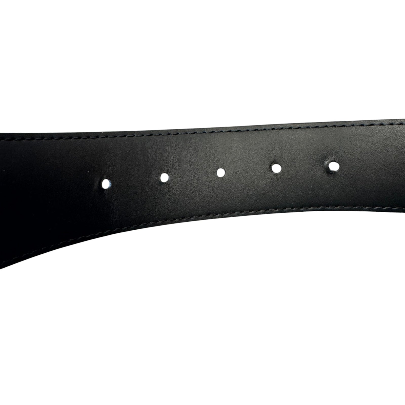 Men's Reversible Lv Initials Belt Black Size Waist 36" - Photo 7