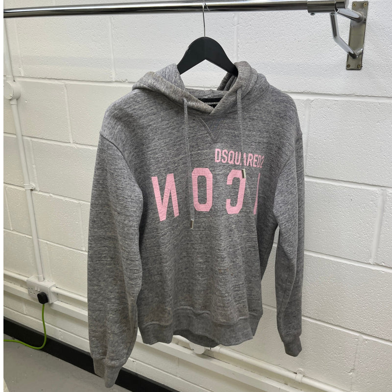 Men's Cracked Logo Jumper Grey Size S