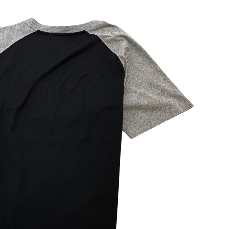 Men's Embroidered Logo T-Shirt Black Size L