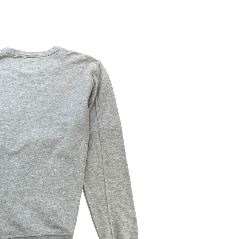 Men's Arm Lens Crewneck Sweatshirt Grey Size XS