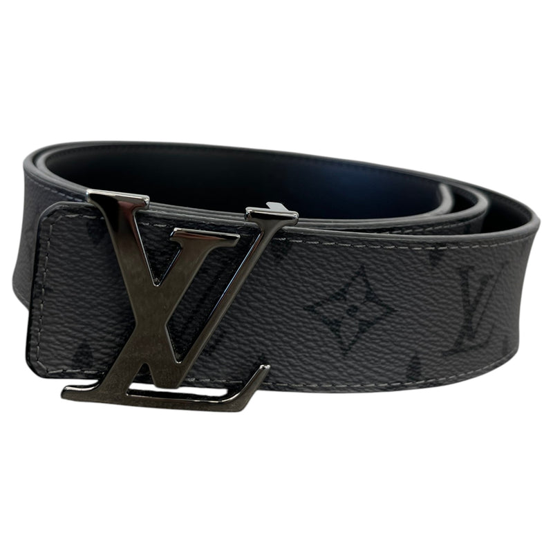 Men's Monogram Reversible Eclipse Belt Grey Size 32"