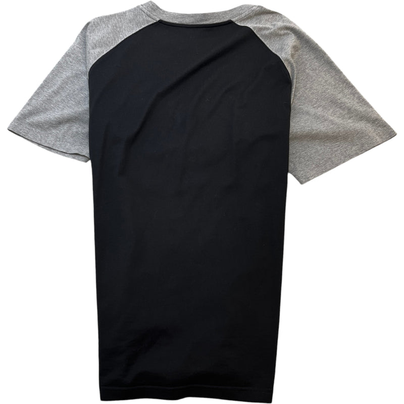 Men's Embroidered Logo T-Shirt Black Size L