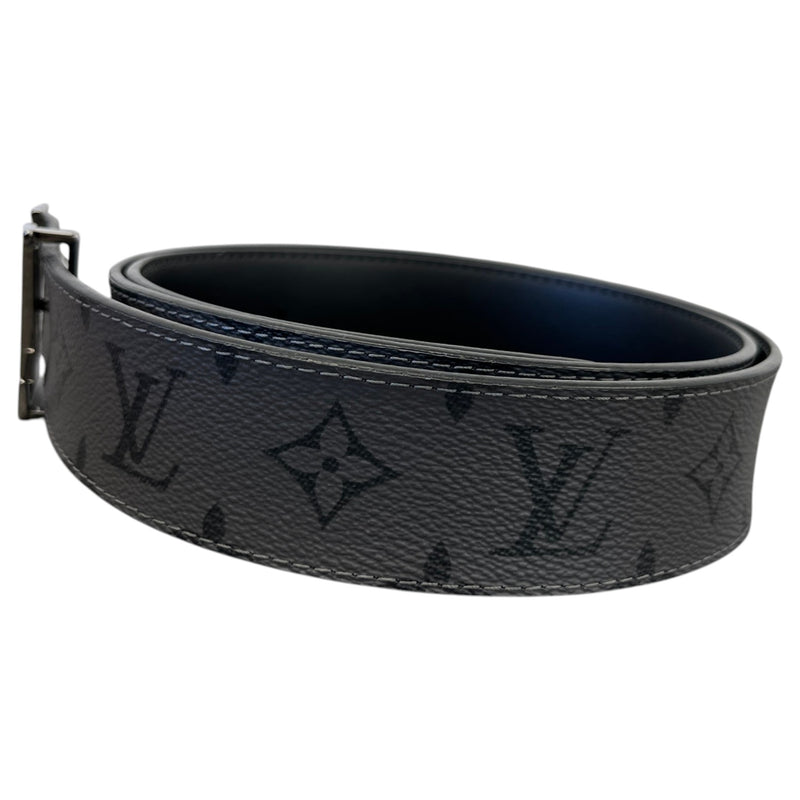 Men's Monogram Reversible Eclipse Belt Grey Size 32"