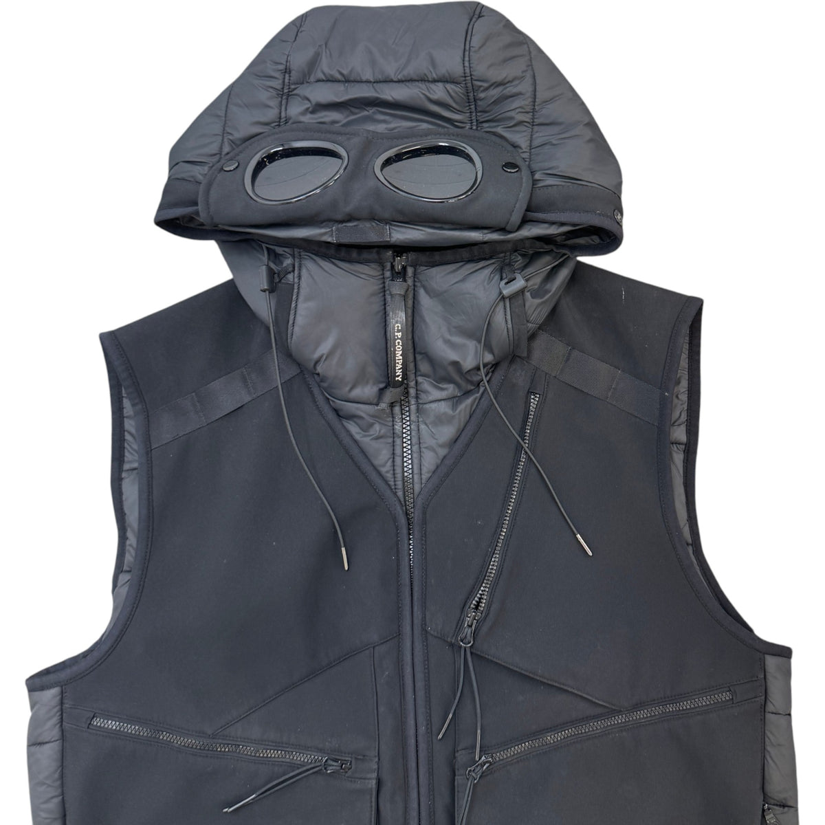 Men's Soft Shell Goggle Gilet Black Size M - Photo 3