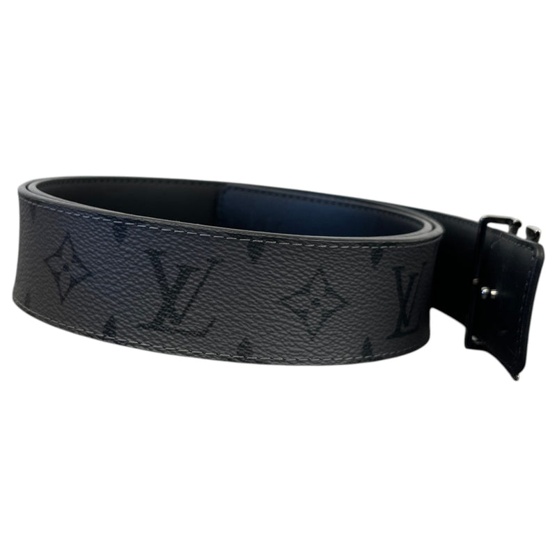 Men's Monogram Reversible Eclipse Belt Grey Size 32"