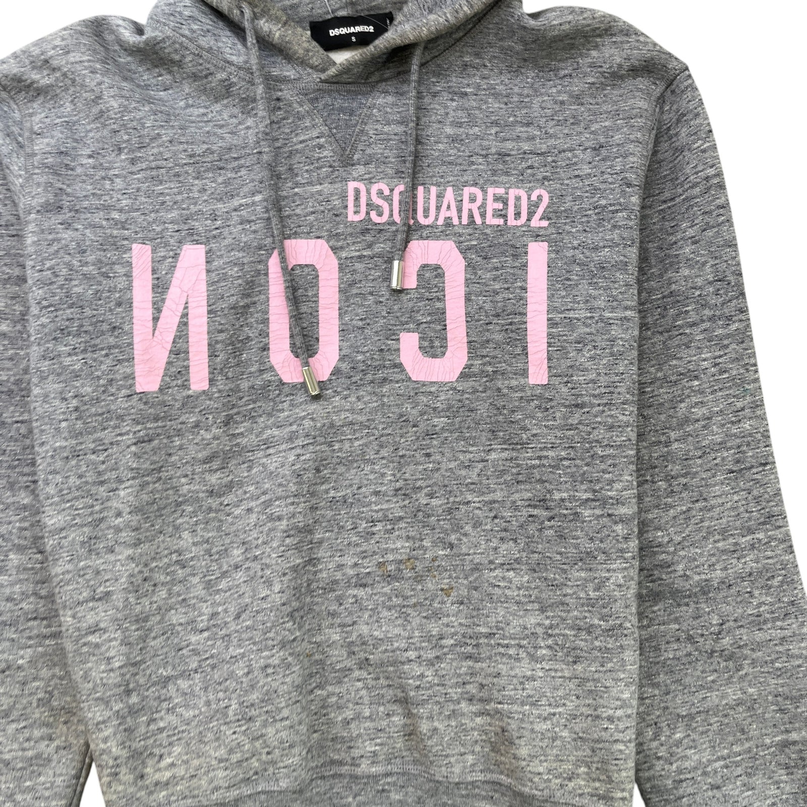 Men's Cracked Logo Jumper Grey Size S - Photo 5