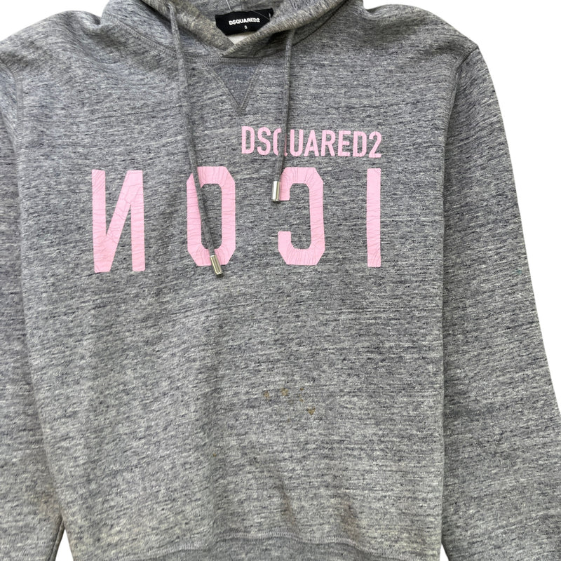 Men's Cracked Logo Jumper Grey Size S