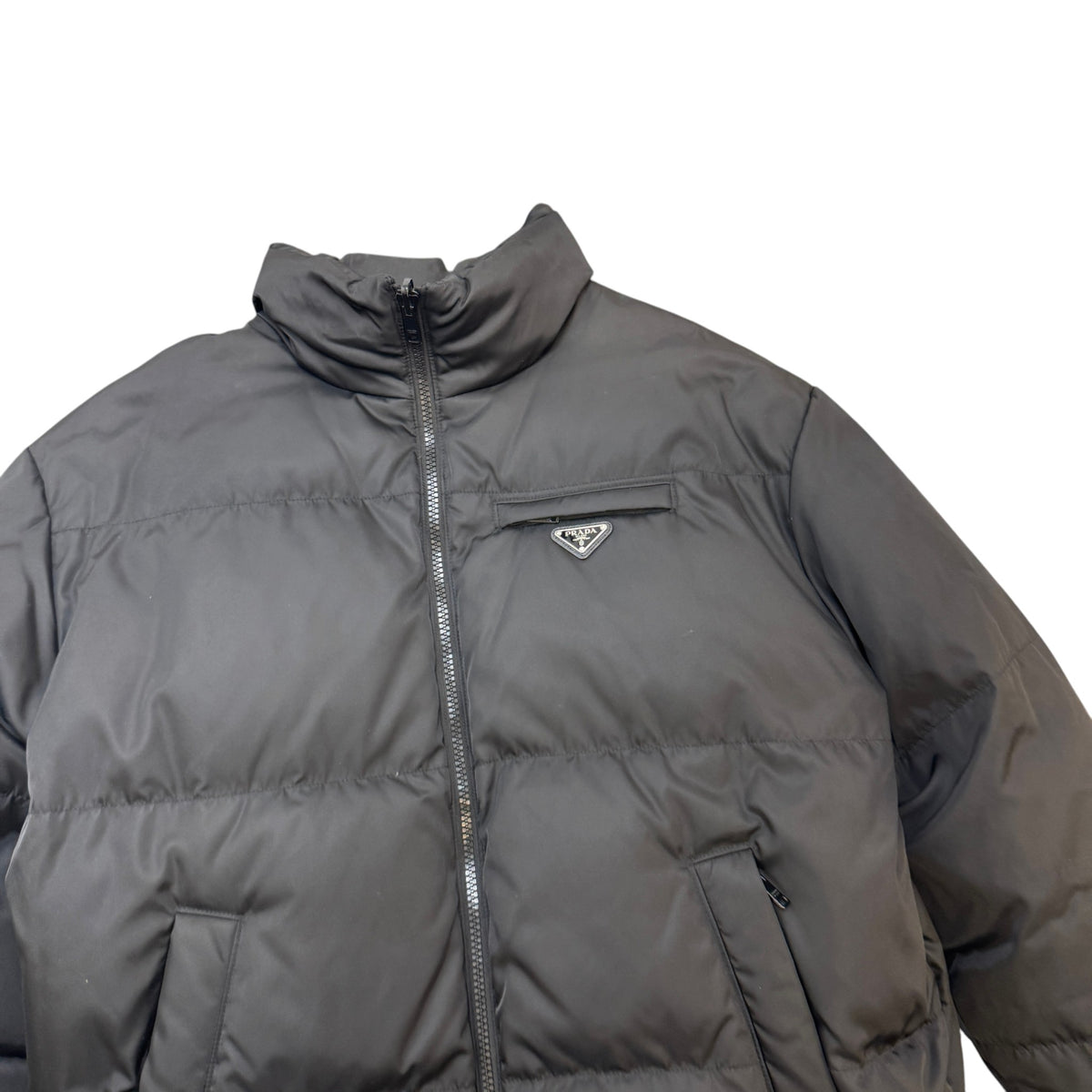 Men's Re-Nylon Reversible Down Jacket Black Size XL - Photo 5