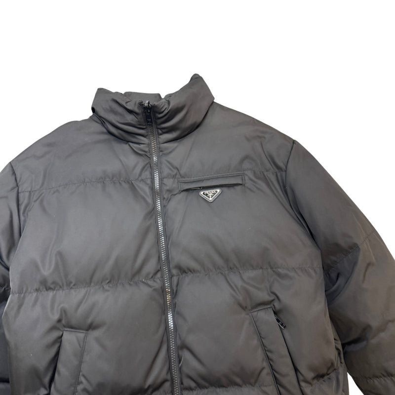 Men's Re-Nylon Reversible Down Jacket Black Size XL