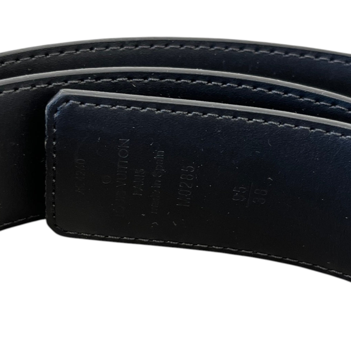 Men's Monogram Reversible Eclipse Belt Grey Size 32" - Photo 6