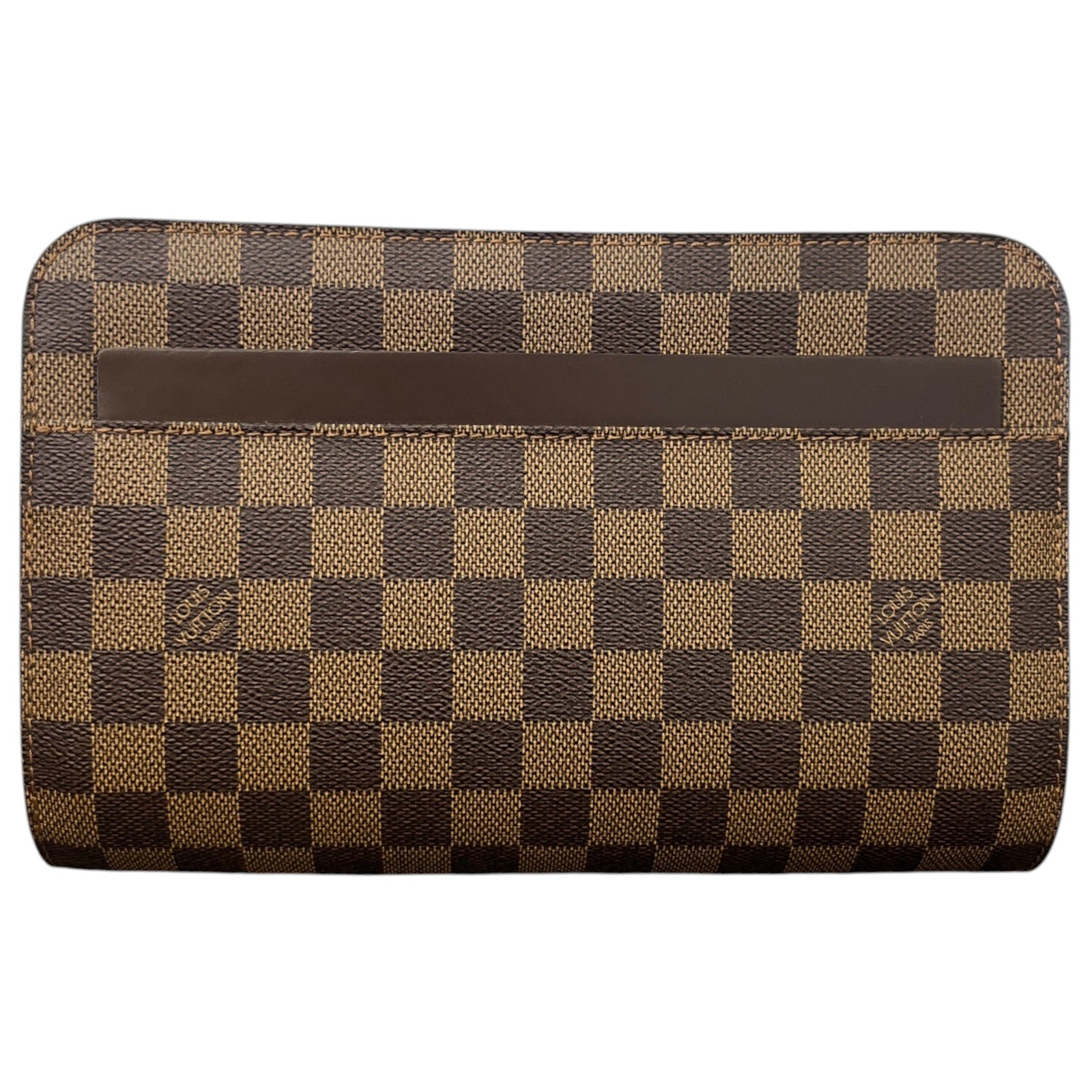 Women's Damier Ebene Saint Louis Clutch Brown - Photo 1