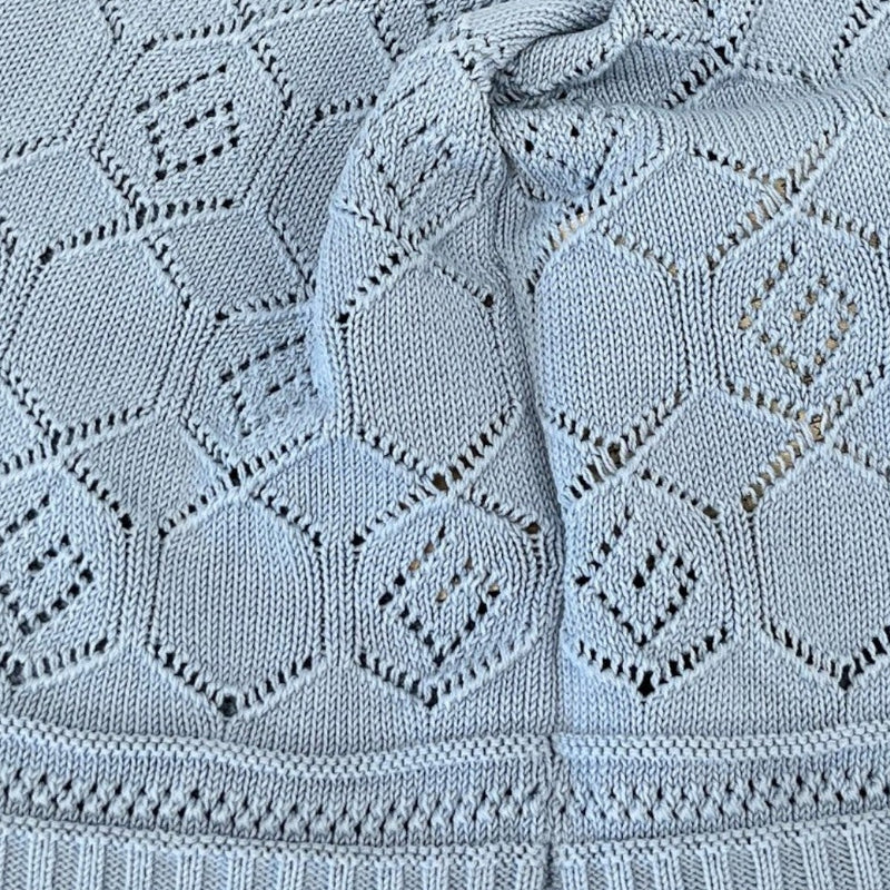 Women's Cotton Hat Blue Size M