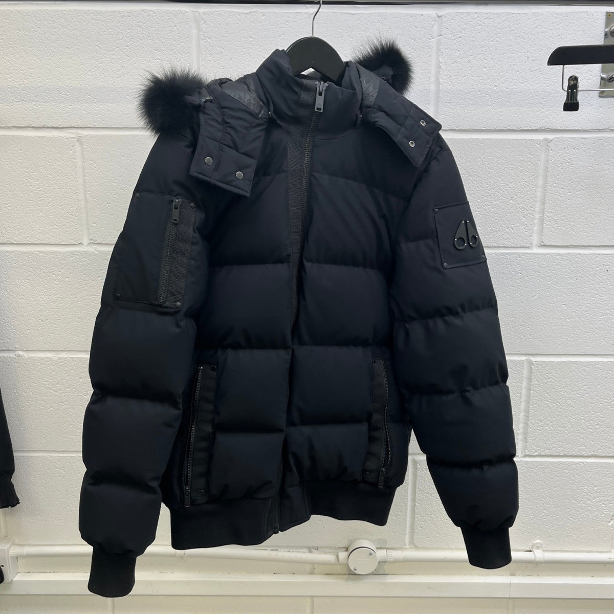 Men's Scotchtown Bomber Down Jacket Black Size M - Photo 9