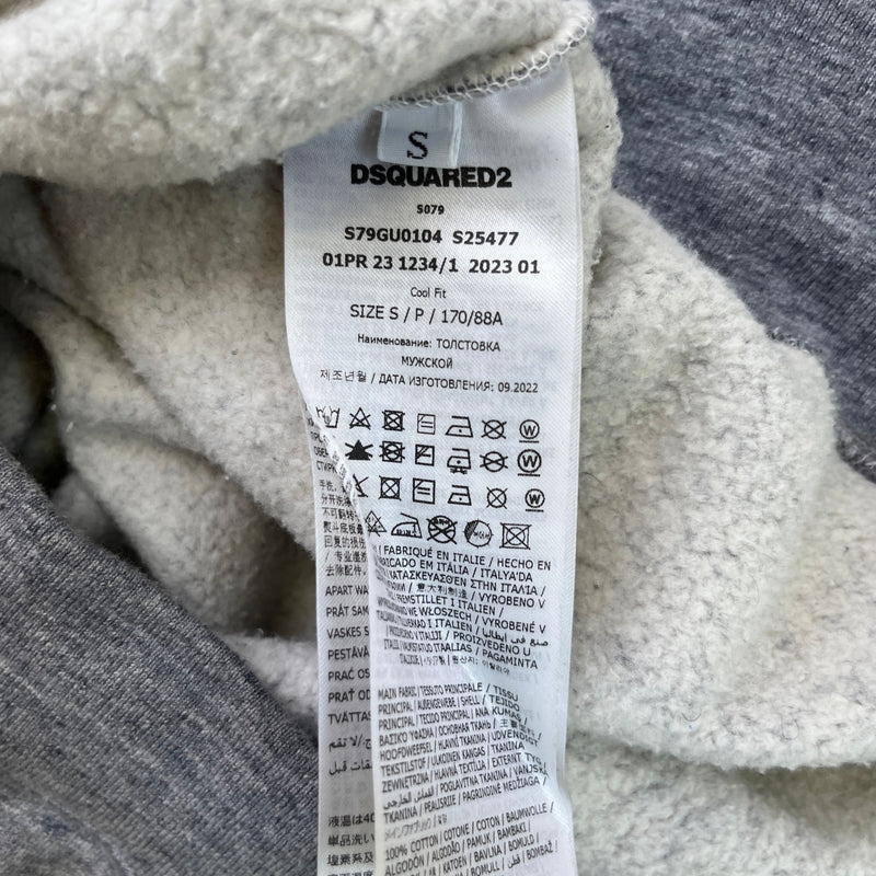 Men's Cracked Logo Jumper Grey Size S