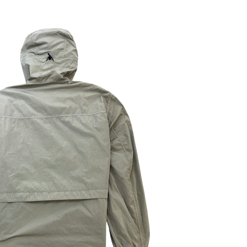 Men's Chrome R Hooded Overshirt Jacket Green Size L