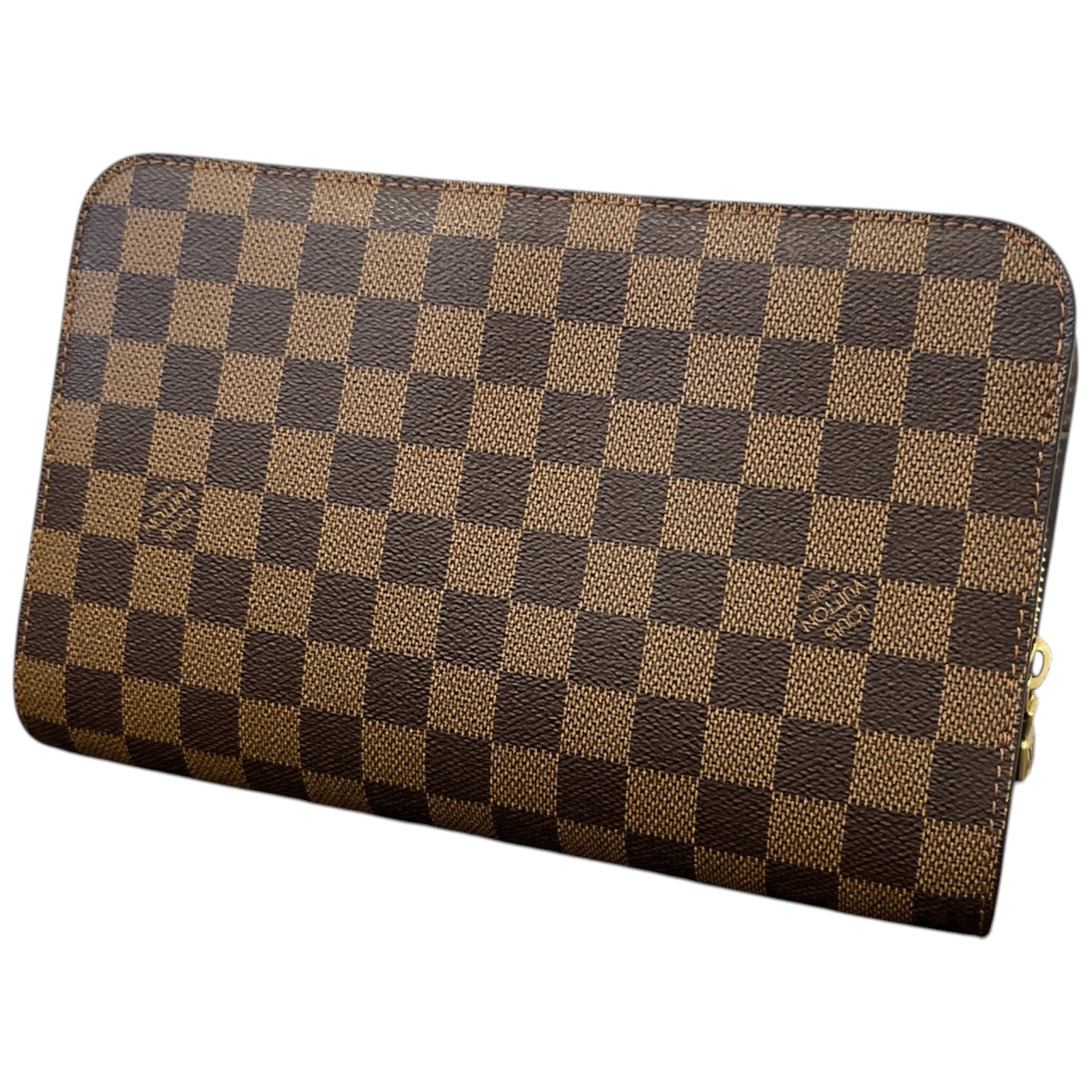 Women's Damier Ebene Saint Louis Clutch Brown - Photo 8