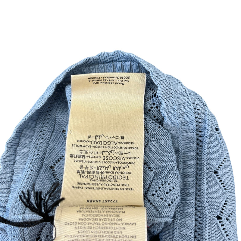 Women's Cotton Hat Blue Size M