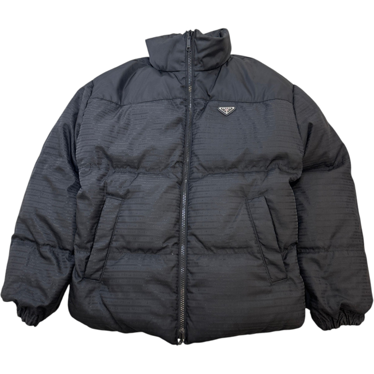 Men's Re-Nylon Reversible Down Jacket Black Size XL - Photo 2