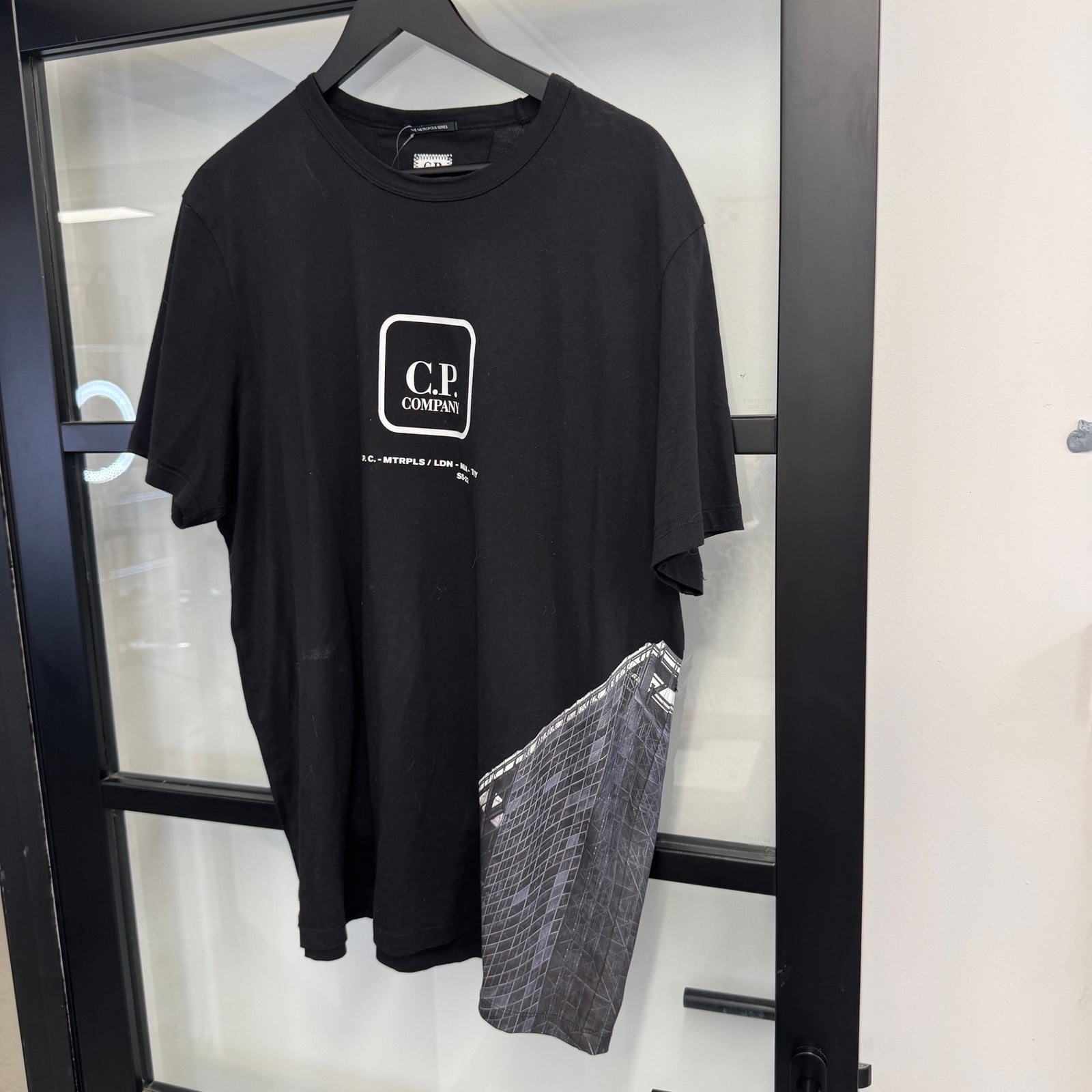 Men's Logo T-Shirt Black Size XXL - Photo 6