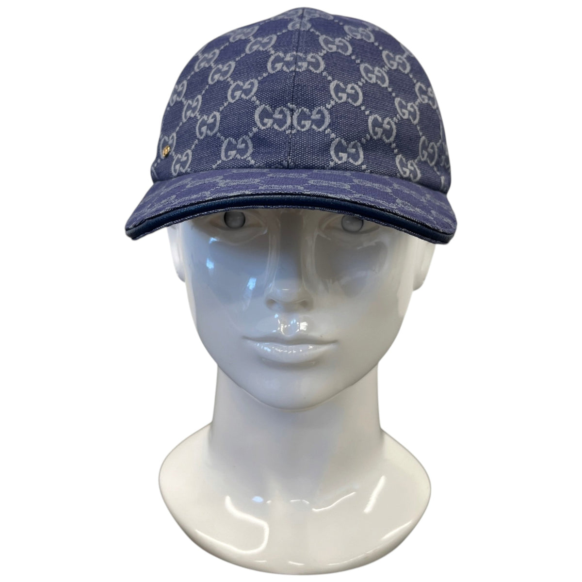 Men's GG Supreme Cap Blue Size M - Photo 2