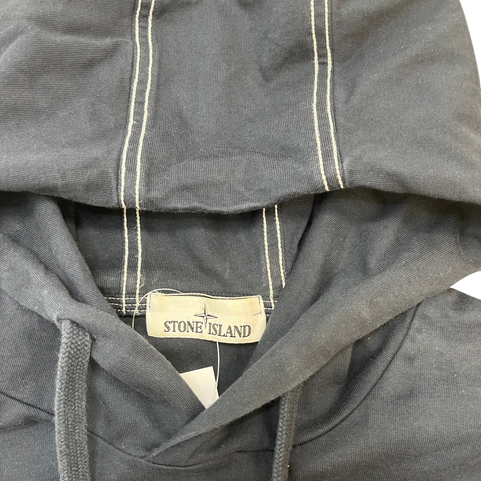 Men's Isola Di Pietra Graphic Hoodie Navy Size L - Photo 4