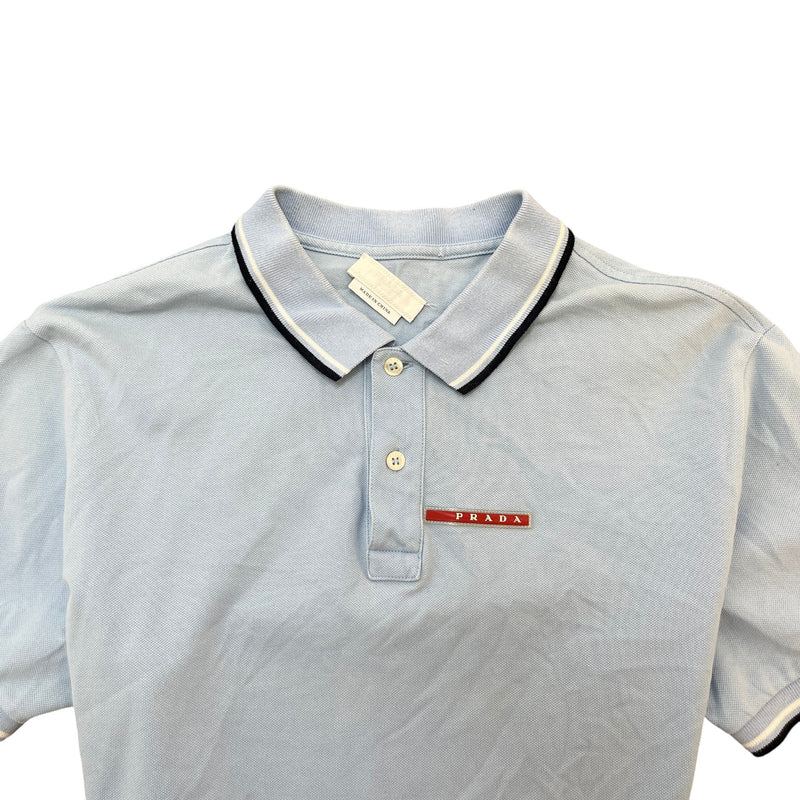 Men's Linea Rossa Polo Shirt Blue Size XL