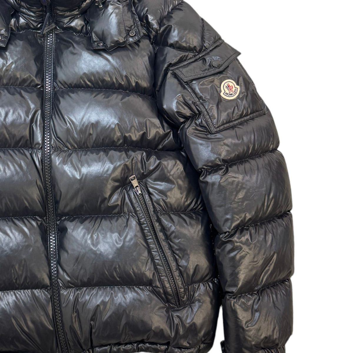 Men's Maya Down Jacket Black Size 3 / L - Photo 4
