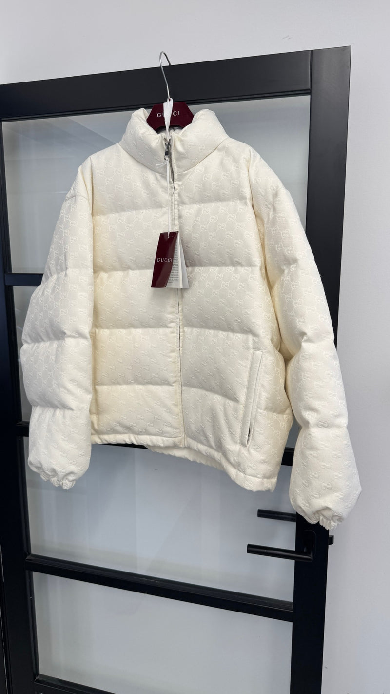 Women's GG Supreme Down Jacket White Size L / UK 12