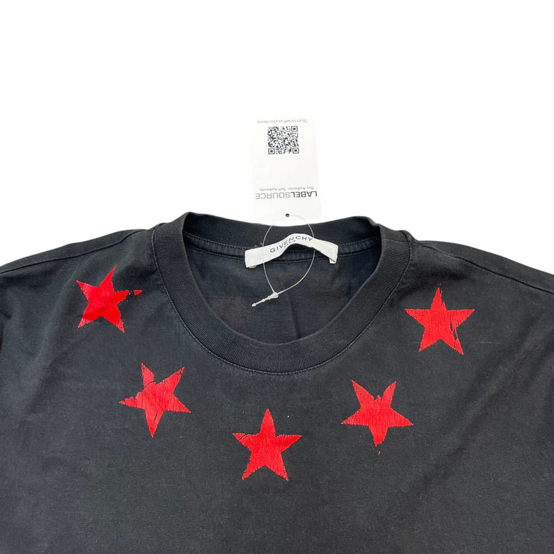 Men's Star Logo T-Shirt Black Size M